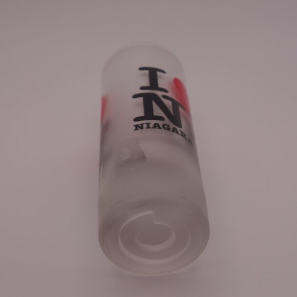 I Love Niagara Falls Smoked Shot Glass - Picture 11 of 12